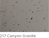 217 Canyon Granite Color Swatch