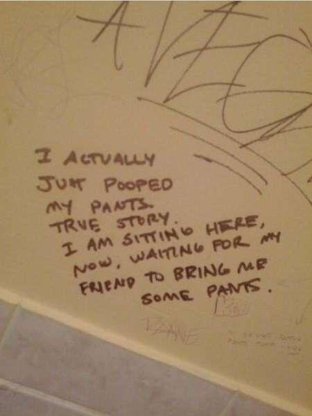 Waiting for pants