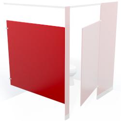 Powder Coated Metal Partitions