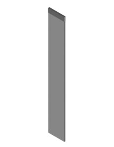 Slate NFPA286-Bathroom Partition SP Pil CH 9" x Length | Heat Sink