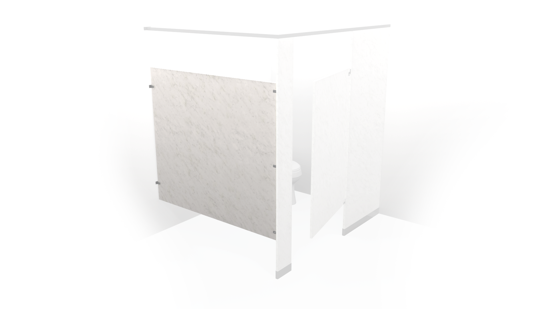 Powder Coated Metal Partitions