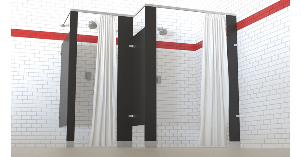 Gym Shower Partitions