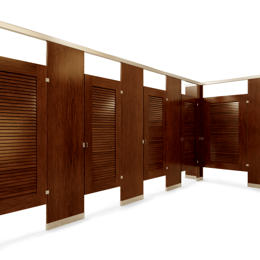 ironwood wood veneer partitions