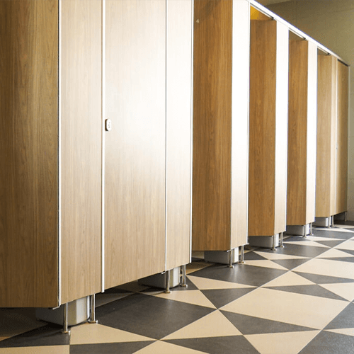 Hadrian toilet partitions
