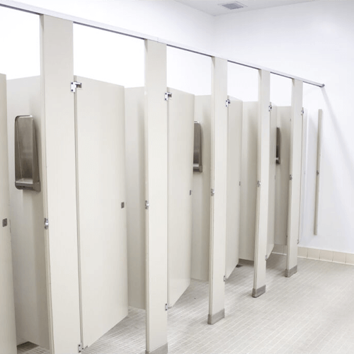 Floor Mounted Bathroom Partitions